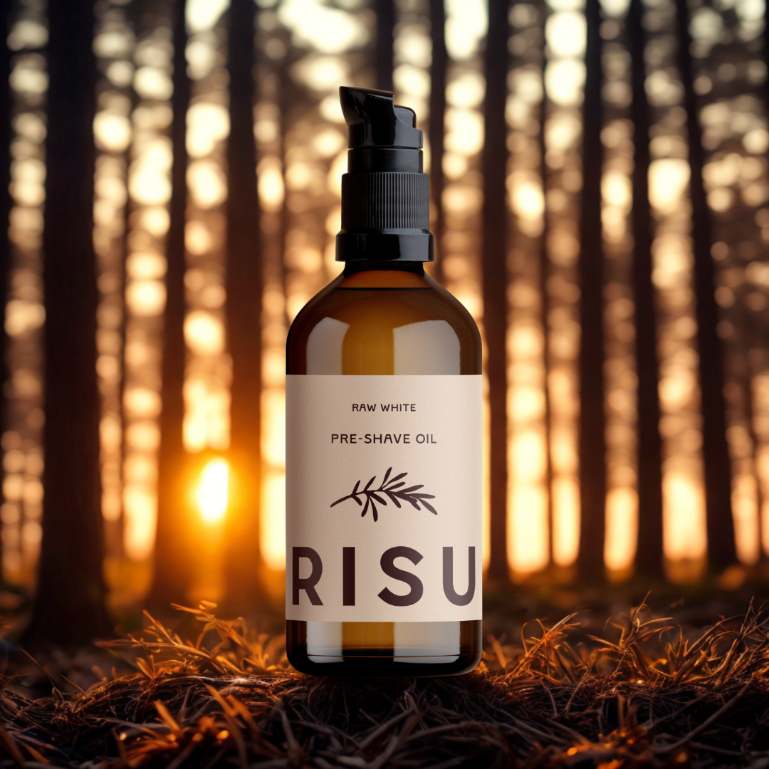 Risu Raw White Pre-Shave Oil - unscented (100 ml)